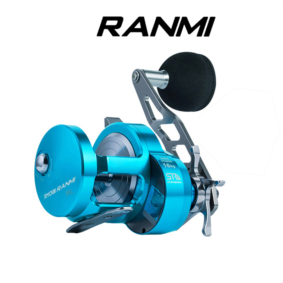 Fishing Boat Steering Wheel - RYOBI RANMI BT50 Slow Jigging ล้อลากสูงสุด