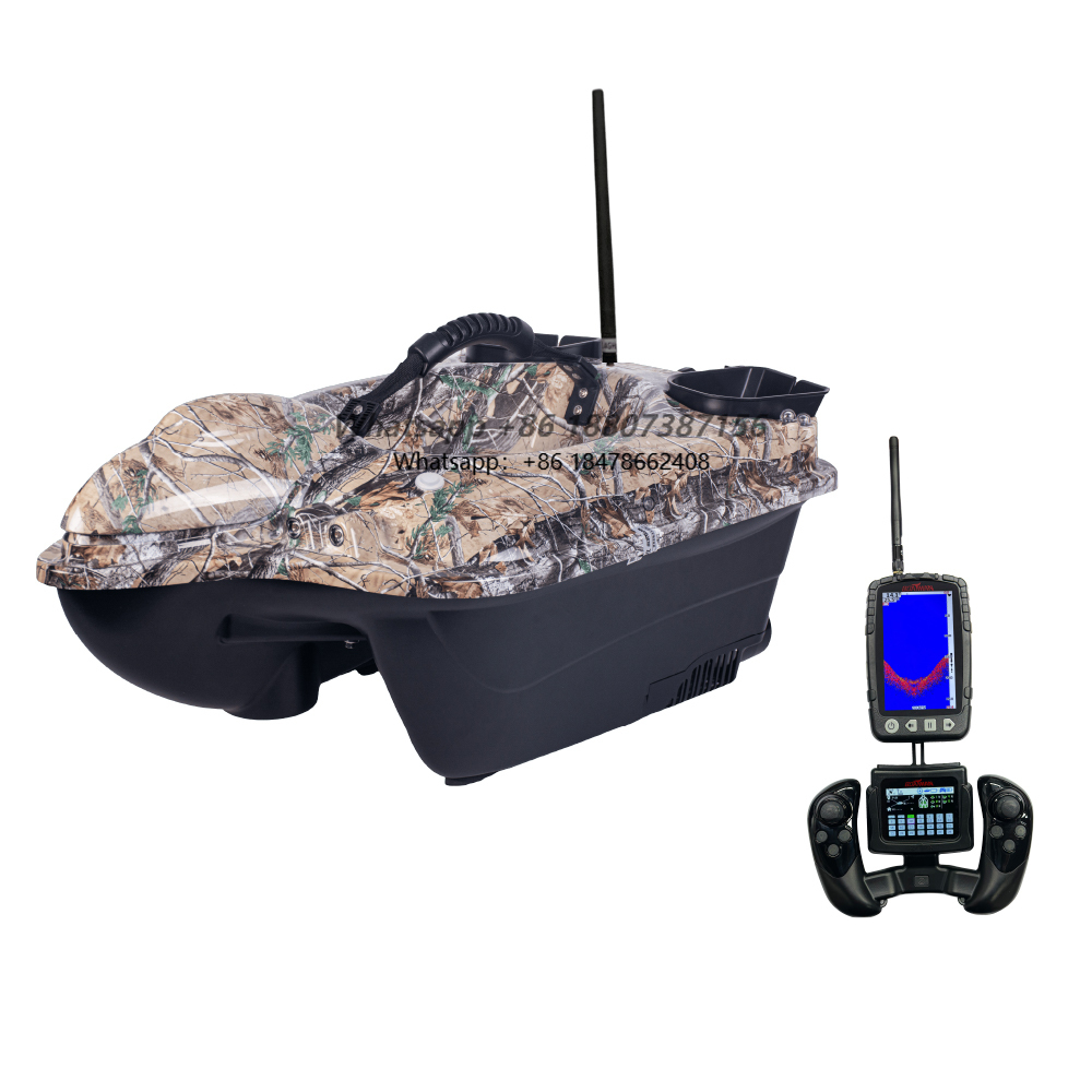 Fishing Boat Gps - อุปกรณ์ตกปลาแบบมืออาชีพพร้อมรีโมทคอนโทรล 500 เมตร พร้อมเรือส่งเหยื่อ GPS และโซนาร์
