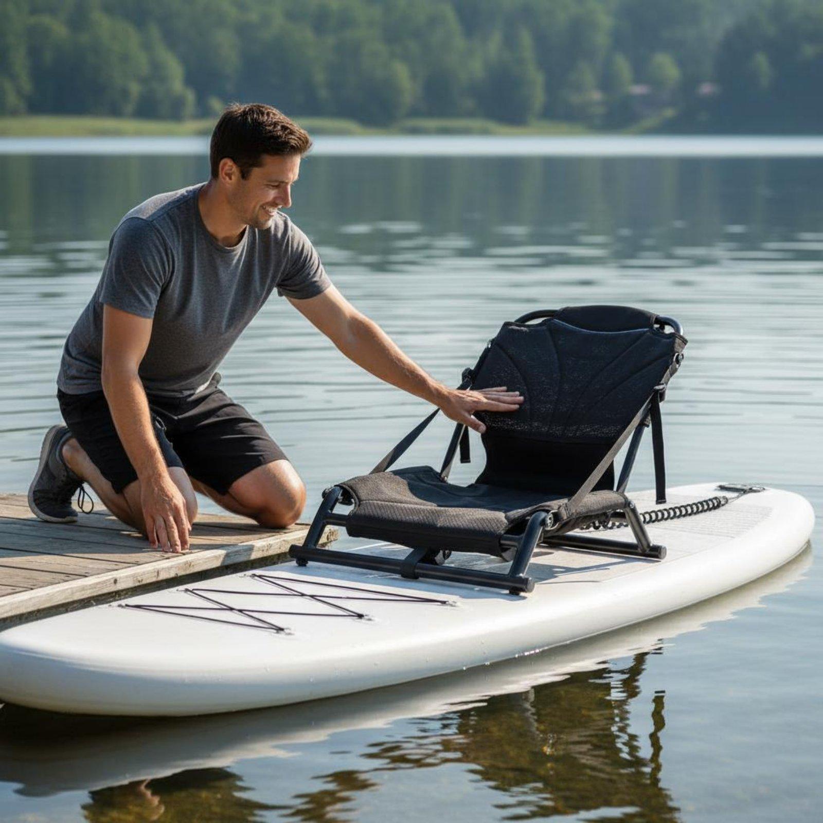เก้าอี้เรือคายัคแบบพับได้ ทำจา - Fishing Boat Seat บทวิจารณ์และราคา