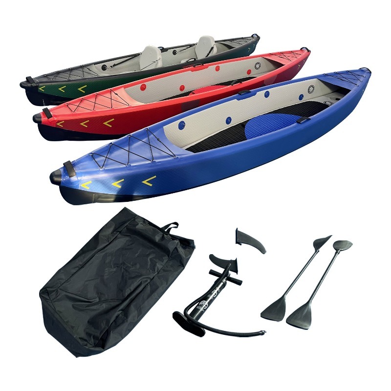 เรือคายัคพองลมแบบพกพา ดีไซน์ให - Fishing Boat Inflatable บทวิจารณ์และราคา